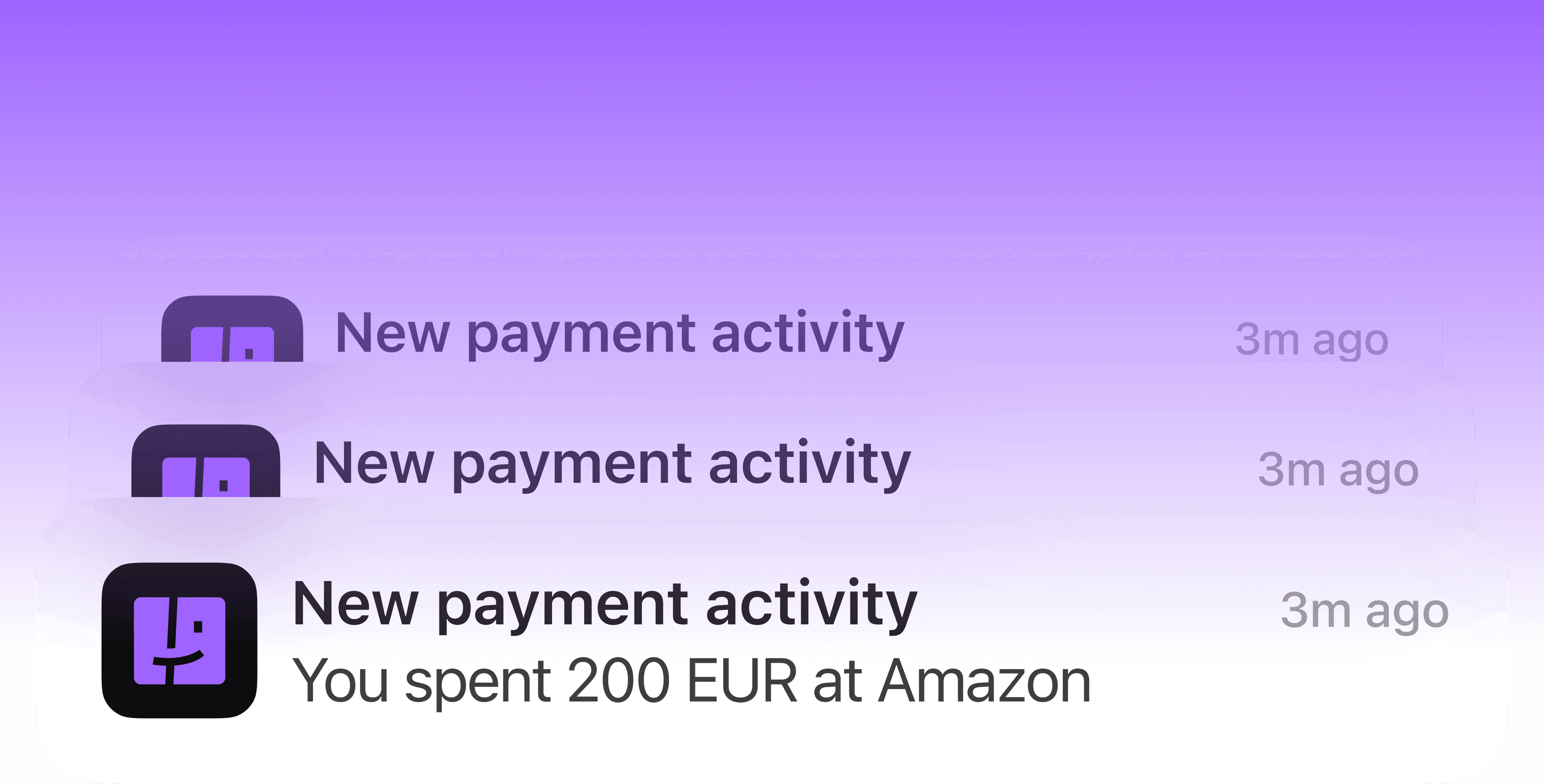 Instant notifications